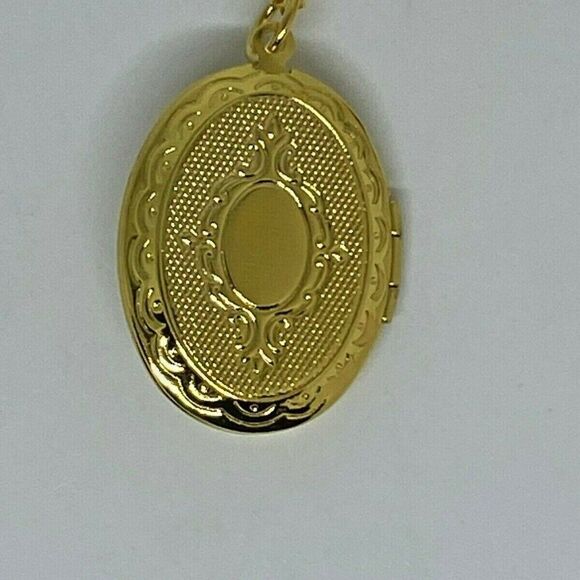 Blue Gold Petite Locket Hummingbird Wedding Party - Picture 6 of 9